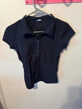 Garage Polyamide Navy Blue Polo size M